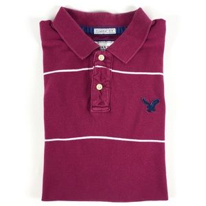 American Eagle Men’s Polo Knit Shirt - X-Large